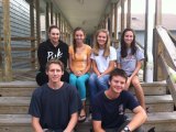 Lucy O'Neal, Abby Morris, Katie O'Neal, Samantha Styron, Hunter Collins and Hunter Belch
